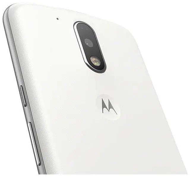 Alt view image 7 of 8 - Moto G4 Plus (4th Gen.) 16GB Smartphone (Unlocked, White) - US Warranty
