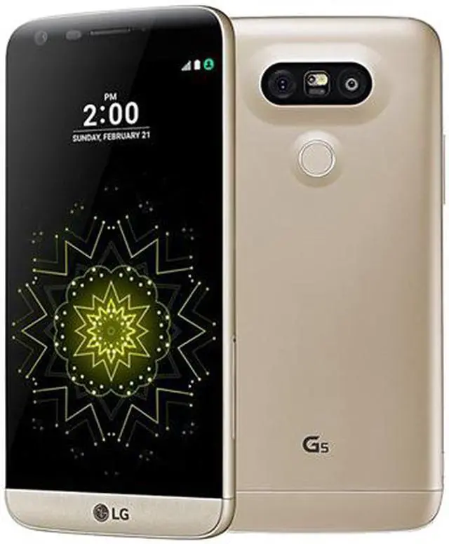 Alt view image 3 of 4 - LG G5 H820 32GB AT&T Unlocked 4G LTE Quad-Core Phone w/ Dual 16 MP & 8 MP Camera - Gold