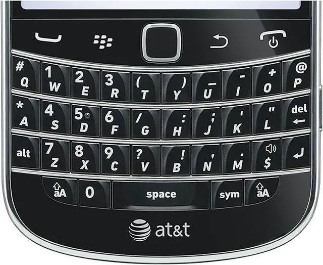 Alt view image 5 of 7 - Blackberry Bold 9900 AT&T Unlocked GSM BlackBerry OS Phone w/ Full QWERTY Keyboard - Charcoal Black