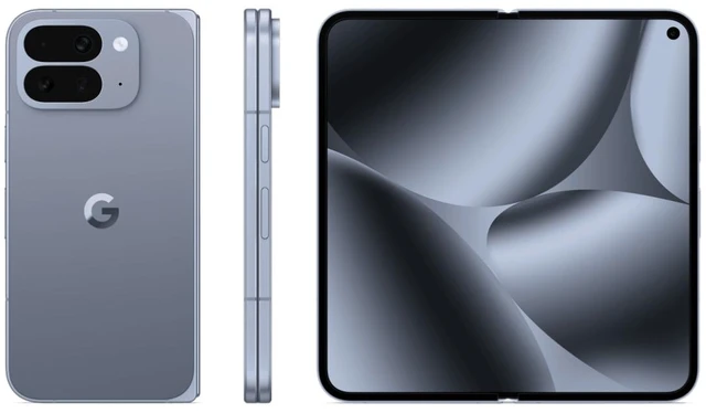 Alt view image 3 of 6 - Google Pixel 10 Pro Fold - Unlocked Android Smartphone - Gemini AI Assistant - Advanced Triple Rear Camera System - 24+ Hour Battery - Foldable Display - Moonstone - 256 GB (2025 Model) - GA10091-US