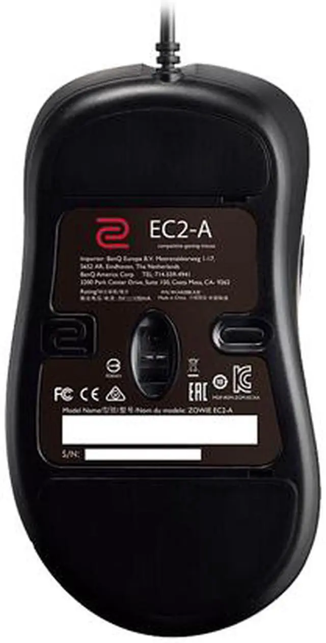 Alt view image 5 of 6 - BenQ ZOWIE EC2-A Gaming Mouse, Medium Ergonomic Right-handed Design, Driverless, DPI / Hz / Lift-off Adjustable, 5 Buttons, 6 Feet cable