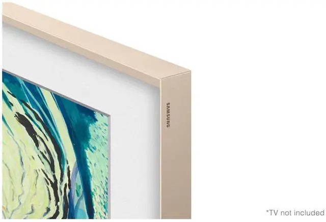 Alt view image 3 of 5 - Samsung Magnetic Metal Bezel for 43" LS03B/LS03A The Frame TV (Sand Gold) VG-SCFC43SGMZA