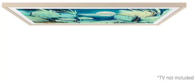 Alt view image 4 of 5 - Samsung Magnetic Metal Bezel for 43" LS03B/LS03A The Frame TV (Sand Gold) VG-SCFC43SGMZA