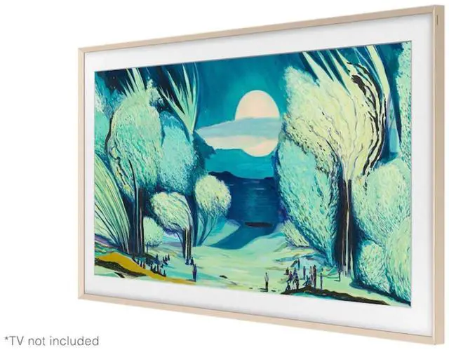 Alt view image 2 of 5 - Samsung Magnetic Metal Bezel for 43" LS03B/LS03A The Frame TV (Sand Gold) VG-SCFC43SGMZA