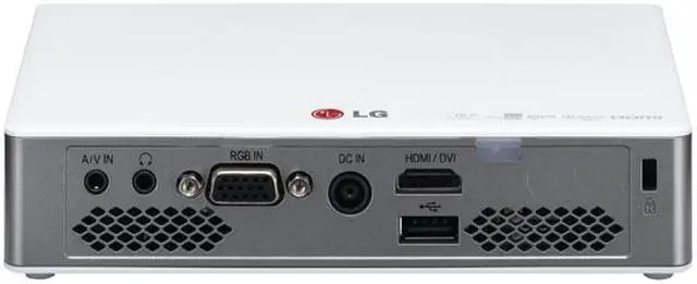 Alt view image 4 of 4 - LG PB60G 1280x800 WXGA 500 ANSI Lumens, USB2.0 File Viewer, Built-in Speakers, 3D Ready Mini-Portable LED Projector