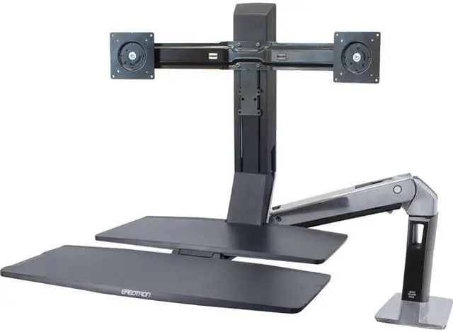 Main image of ERGOTRON WorkFit-A, Dual Workstation with Worksurface 24-316-026