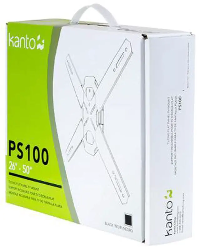 Alt view image 9 of 9 - Kanto PS100 Tilting Mount for 26-inch to 60-inch TVs