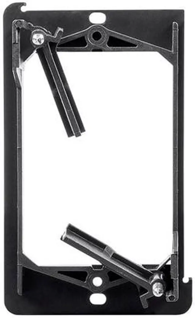 Alt view image 4 of 5 - Monoprice 1-Gang Low Voltage Mounting Bracket