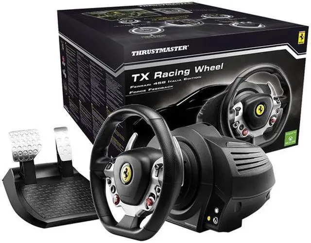 Alt view image 5 of 5 - THRUSTMASTER TX Racing Wheel Ferrari 458 Italia Edition - Xbox One / PC