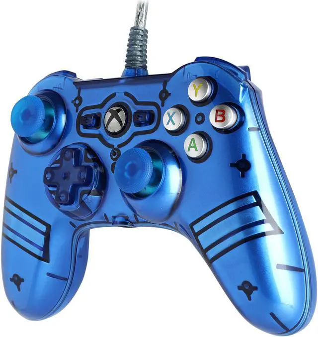 Alt view image 2 of 8 - Xbox Liquid Metal Sidekick Wired Controller - Xbox One/Xbox One S/Windows 10 (Blue)
