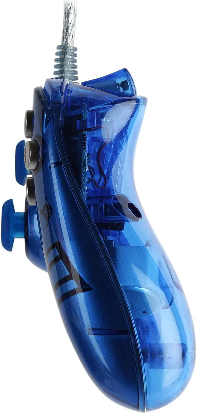 Alt view image 3 of 8 - Xbox Liquid Metal Sidekick Wired Controller - Xbox One/Xbox One S/Windows 10 (Blue)
