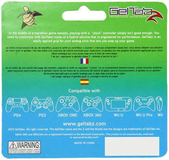 Alt view image 2 of 2 - GelTabz for Xbox One and Xbox 360