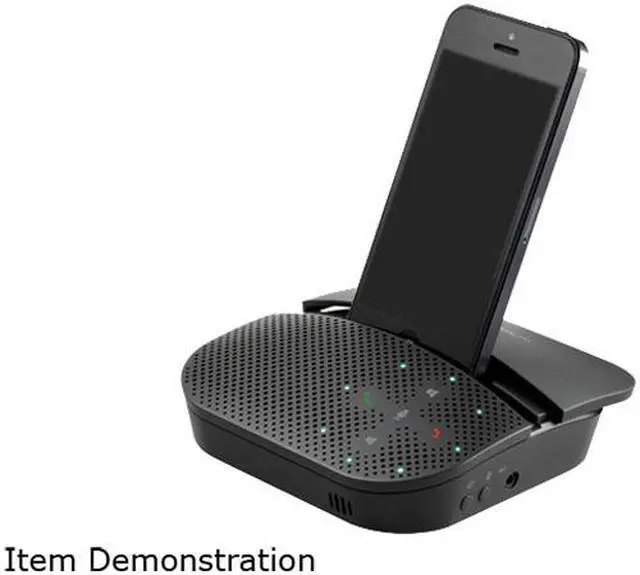 Alt view image 4 of 5 - Logitech - 980-000741 - Logitech P710e Mobile Speakerphone - USB - Headphone - Black - 1 Pack