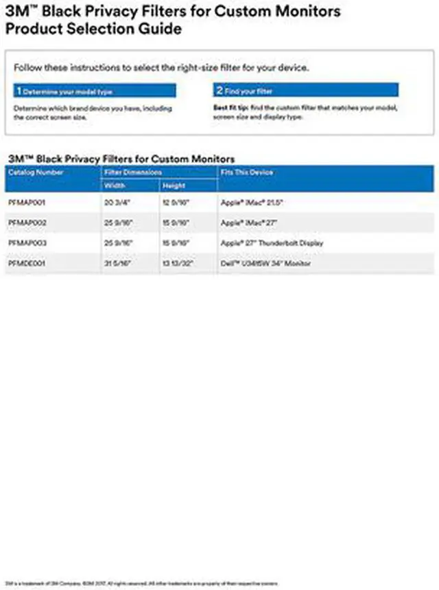 Alt view image 4 of 4 - 3M™ Privacy Filter For 27" Apple®; Imac®;