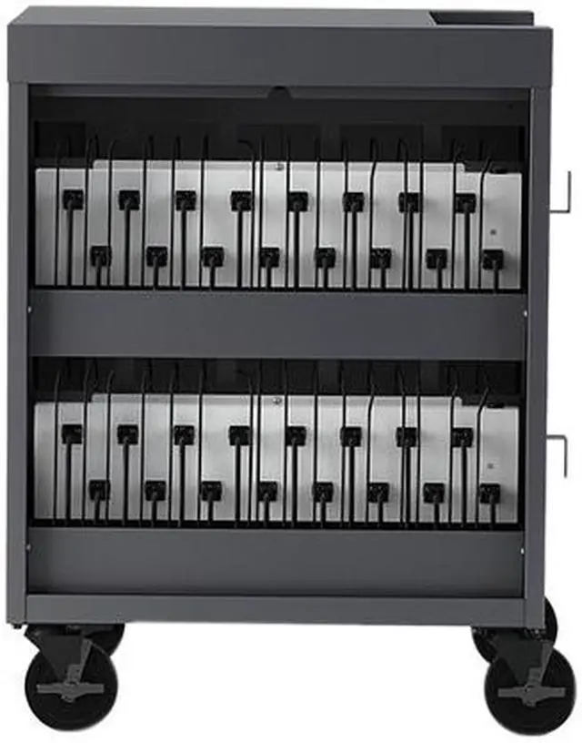 Alt view image 12 of 17 - BRETFORD MANUFACTURING TVC32PAC-CK CUBE CHARGE CART 32 AC BACK