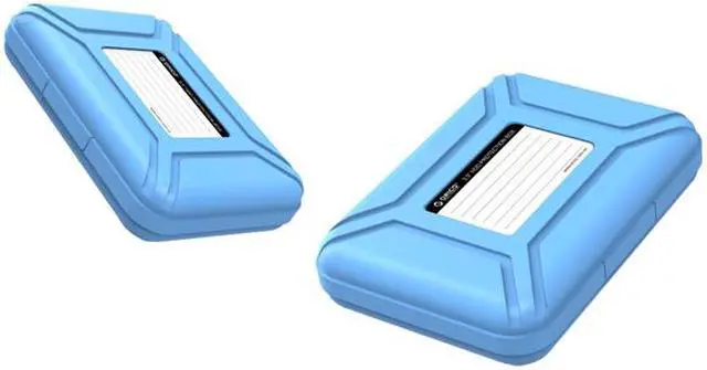 Alt view image 3 of 7 - ORICO 3.5-inch HDD Protector,  Anti-Static/Anti-Drop/Anti-Shake/Water Resistant/Dust Resistant Case 6.38 x 4.69 x 1.18 Inches - Blue (PHX-35)