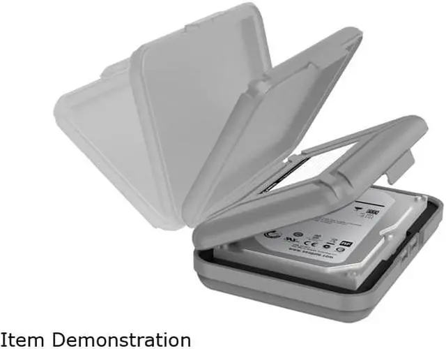 Alt view image 5 of 7 - ORICO PHX-35 3.5-Inch HDD Protector, Ultimate Villa For 3.5" Hard Disk Drive , 3.5 Inch Protective Box/Storage Case - Gray