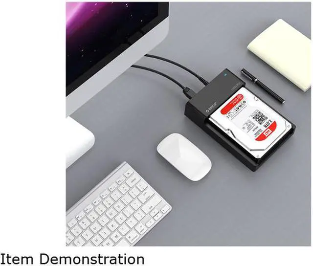Alt view image 7 of 7 - [Support UASP & 16TB] ORICO Tool-Free 2.5 & 3.5 in USB 3.0 to SATA External Hard Drive Enclosure HDD SSD Docking Station Horizontal Lay-Flat HDD Installation Design for 2.5 Inch & 3.5 Inch HDD SSD