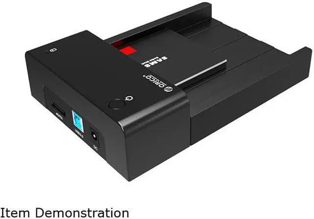 Alt view image 4 of 7 - ORICO Tool-Free USB 3.0 & eSATA to 2.5" and 3.5" SATA External Hard Disk Drive Lay-Flat Docking Station [Support 8TB]- Black