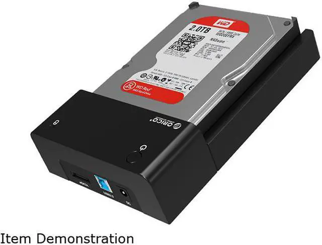 Alt view image 5 of 7 - ORICO Tool-Free USB 3.0 & eSATA to 2.5" and 3.5" SATA External Hard Disk Drive Lay-Flat Docking Station [Support 8TB]- Black