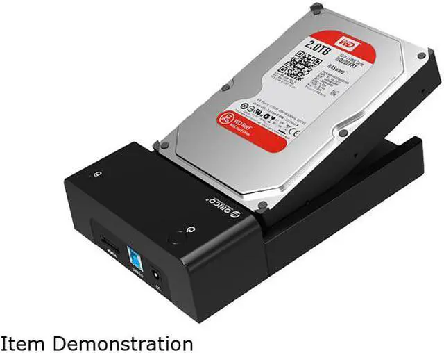 Alt view image 6 of 7 - ORICO Tool-Free USB 3.0 & eSATA to 2.5" and 3.5" SATA External Hard Disk Drive Lay-Flat Docking Station [Support 8TB]- Black