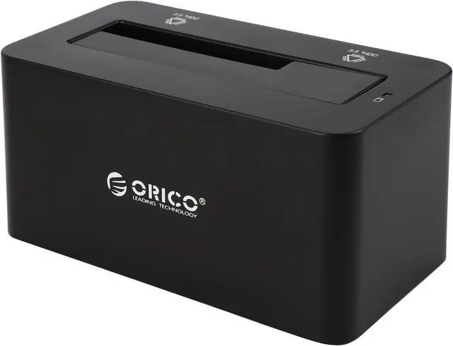 Main image of ORICO 6619US3-BK SuperSpeed USB 3.0 to SATA Hard Drive Docking Station for 2.5" and 3.5" HDD, SSD [8TB Support]