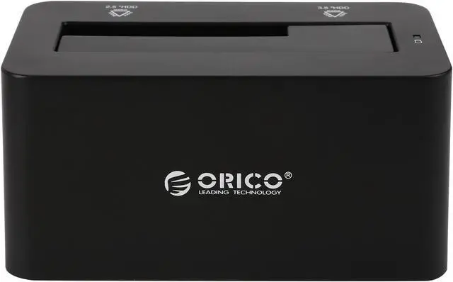 Alt view image 2 of 6 - ORICO 6619US3-BK SuperSpeed USB 3.0 to SATA Hard Drive Docking Station for 2.5" and 3.5" HDD, SSD [8TB Support]