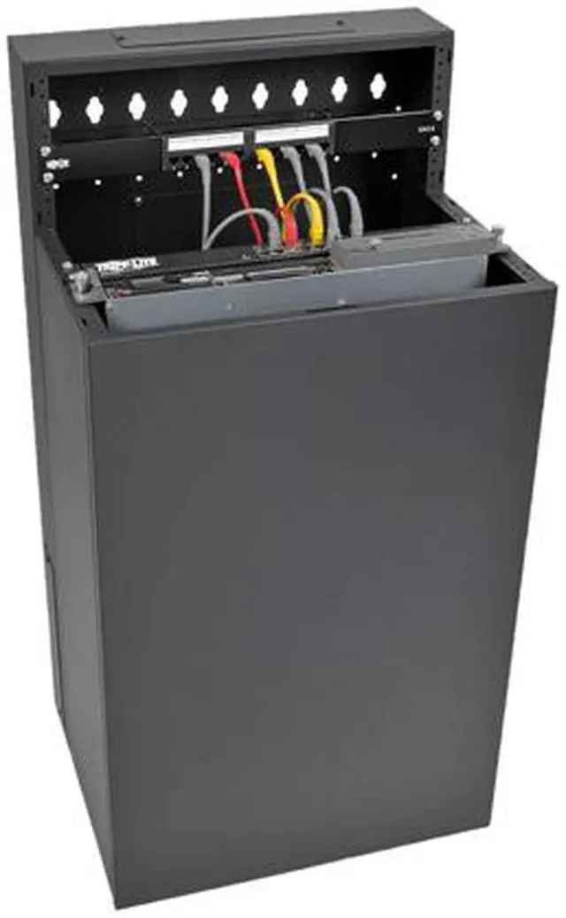 Alt view image 4 of 8 - Tripp Lite - SRWF12U38 - Tripp Lite 12U Wallmount Low Profile Vertical Rack Enclosure Server Cabinet - 19 12U Wide x 35