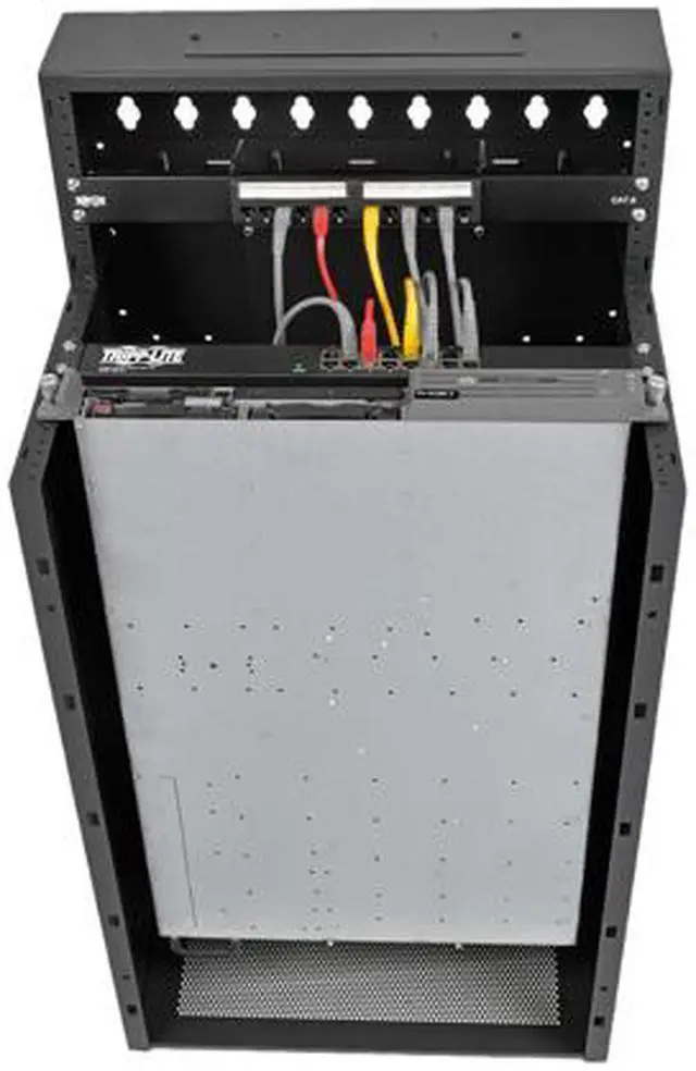 Alt view image 7 of 8 - Tripp Lite - SRWF12U38 - Tripp Lite 12U Wallmount Low Profile Vertical Rack Enclosure Server Cabinet - 19 12U Wide x 35