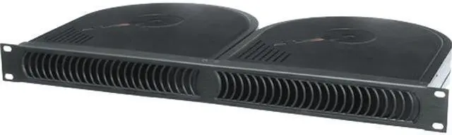 Main image of Middle Atlantic Products - QBP-2 - Middle Atlantic Blower Panel, 1 RU, 100 CFM, 32dB - 100 CFM - Rack-mountable - Black