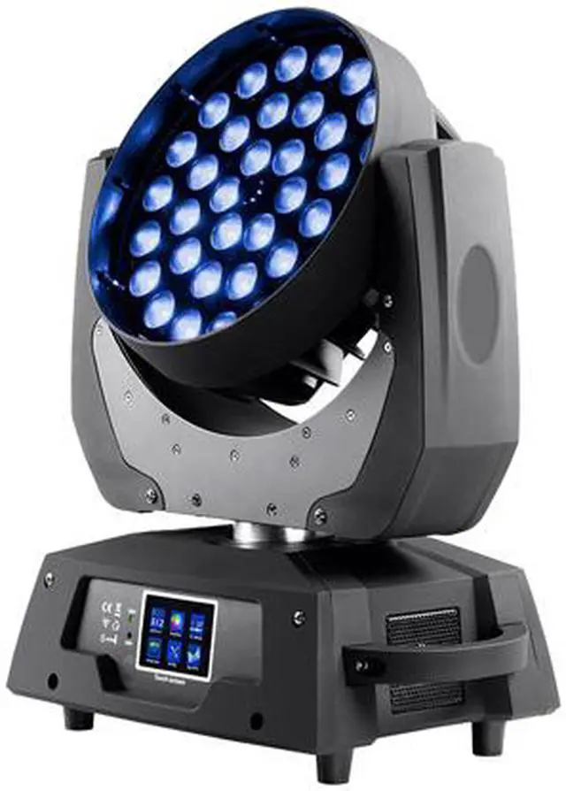 Alt view image 3 of 6 - Monoprice Stage Wash Moving Head (RGBW) With Zoom, 10 Watt, x 36 LED  - Stage Right Series