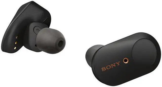 Alt view image 2 of 8 - Sony WF-1000XM3 Industry Leading Noise Canceling Truly Wireless Earbuds (Black)