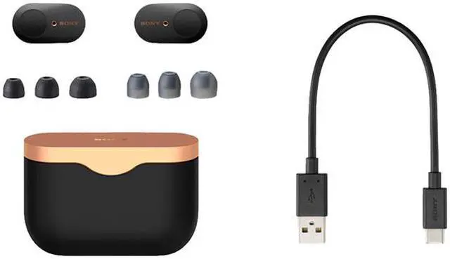 Alt view image 8 of 8 - Sony WF-1000XM3 Industry Leading Noise Canceling Truly Wireless Earbuds (Black)