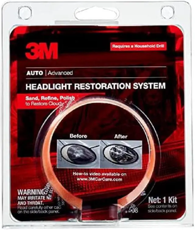 Main image of 3M 39008 Headlight Lens Restoration Kit