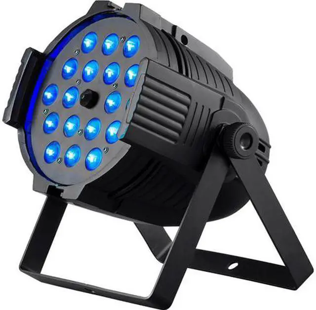 Main image of Monoprice Stage Wash PAR Stage Light With Zoom (RGBWA-UV), 18W, 18x LED  - Stage Right Series
