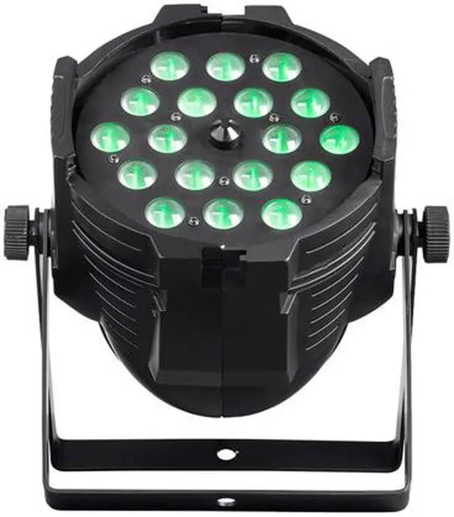 Alt view image 2 of 6 - Monoprice Stage Wash PAR Stage Light With Zoom (RGBWA-UV), 18W, 18x LED  - Stage Right Series