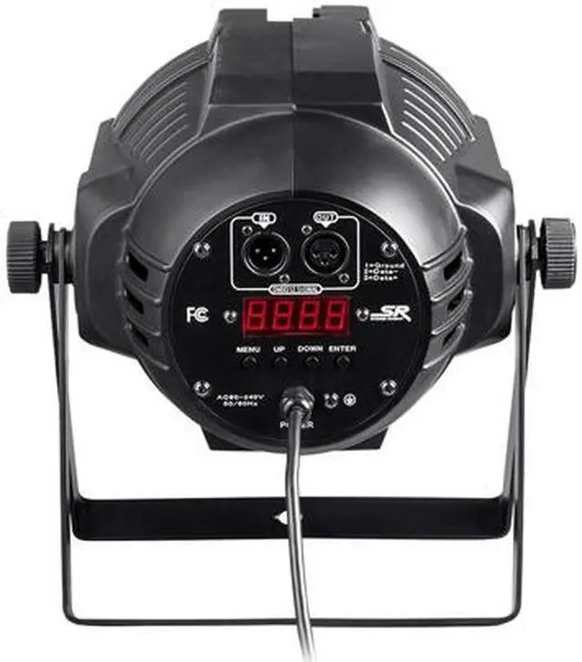 Alt view image 6 of 6 - Monoprice Stage Wash PAR Stage Light With Zoom (RGBWA-UV), 18W, 18x LED  - Stage Right Series