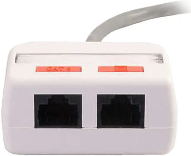 Alt view image 3 of 3 - C2G / Cables to Go 37049 RJ45 Network Splitter/Combiner Kit