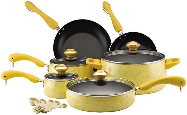 Paula Deen 21929 Signature Nonstick Cookware Pots and Pans Set, 11 Piece,  Blueberry, 1 - Food 4 Less