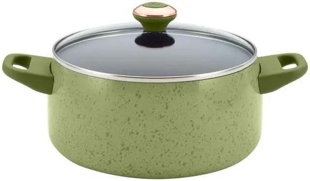 Alt view image 5 of 6 - Paula Deen 15-pc. Nonstick Signature Porcelain Cookware Set, Pear