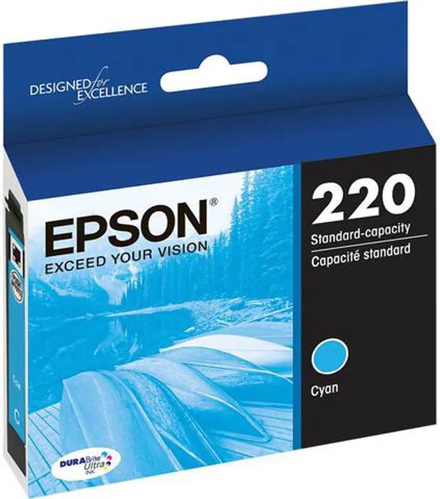 Main image of EPSON 220 WORKFORCE 2630 Ink Cartridge, Standard Capacity Cyan