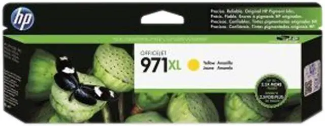 Main image of HP 971XL High Yield Yellow Original Ink Cartridge, ~6,600 pages, CN628AM