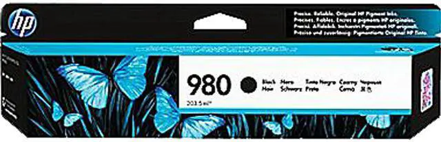 Main image of HP 980 Black Original Ink Cartridge, ~10,000 pages, D8J10A