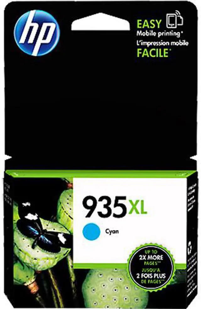 Main image of HP 935XL High Yield Cyan Original Ink Cartridge, ~825 pages, C2P24AN#140