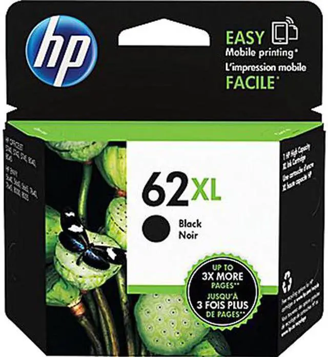 Main image of HP 62XL High Yield Black Original Ink Cartridge, ~600 pages, C2P05AN#140