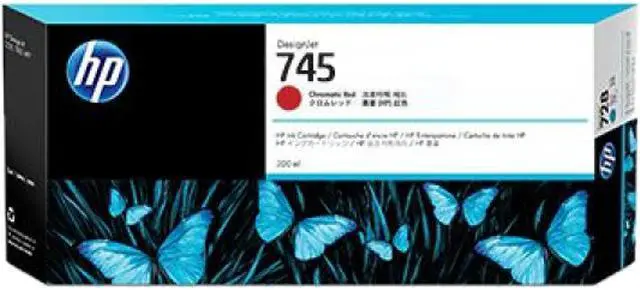 Main image of HP 745 300-ml DesignJet Chromatic Red Ink Cartridge, F9K06A