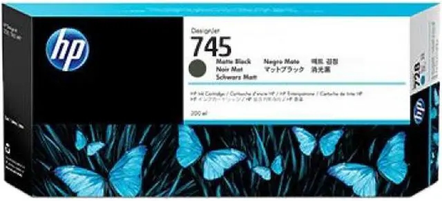 Main image of HP 745 300-ml DesignJet Matte Black Ink Cartridge, F9K05A