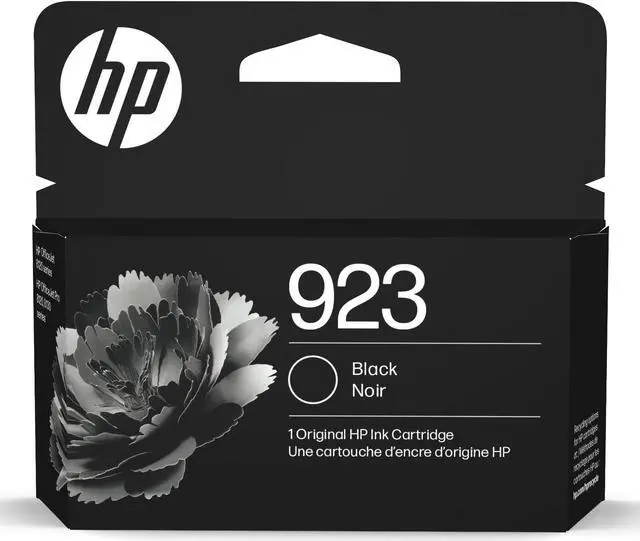 Main image of HP 923 Black Original Ink Cartridge, Average cartridge yields 500 standard