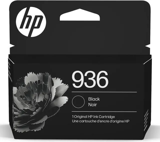 Main image of HP 936 Black Original Ink Cartridge, Average cartridge yields 1,250 standard