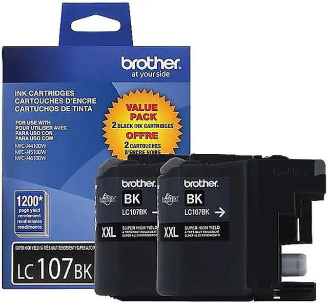 Main image of Brother LC1072PKS Super High Yield Innobella Ink Cartridge - Dual Pack - Black